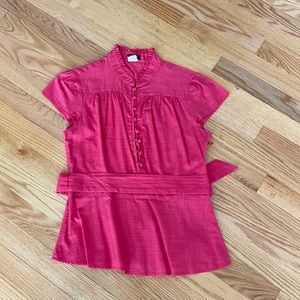 J Crew Peplum Blouse